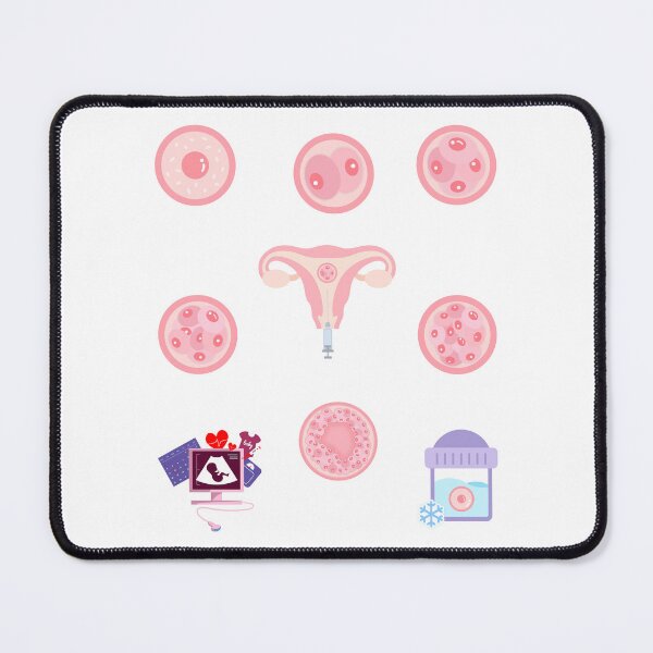Item preview, Embryo development sticker set for journal and calendar designed and sold by Lady-Frost.