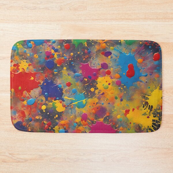 Item preview, Bright Colorful Random Paint Spatters designed and sold by Warriorgal.