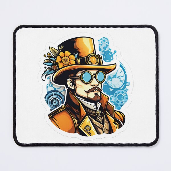 Item preview, Retro-Futuristic Gentleman: Artful steampunk representation designed and sold by Ink-Kreativ.
