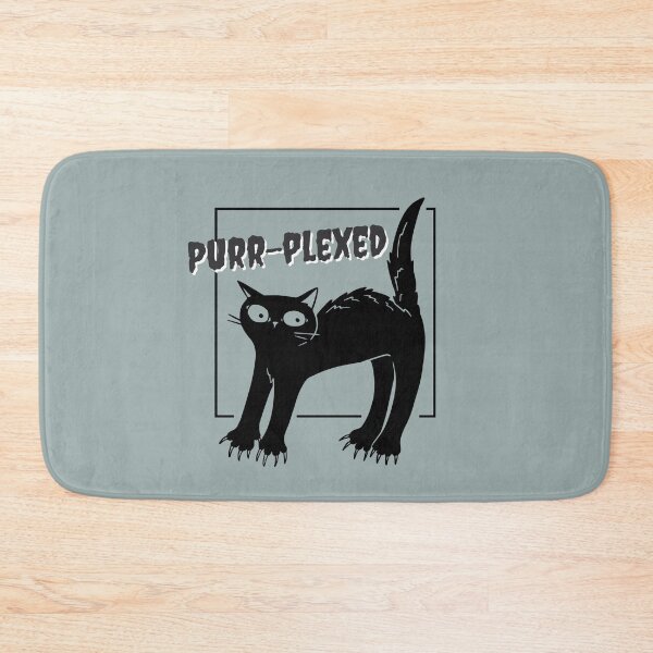 Item preview, Purr-plexed Black Cat designed and sold by theresa7131.