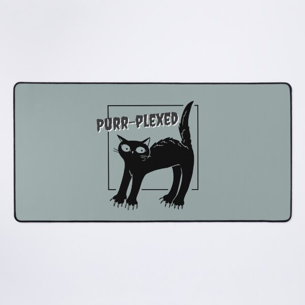 Item preview, Purr-plexed Black Cat designed and sold by theresa7131.