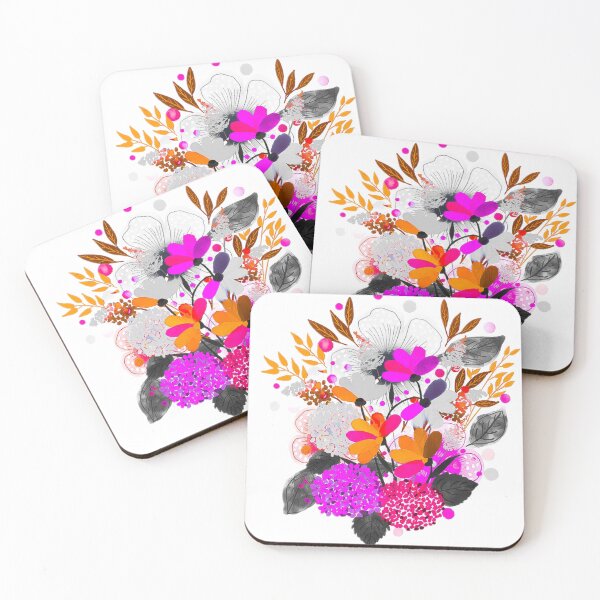 Item preview, Colourful Flowers designed and sold by Pattern Hub.