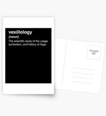 Vexillology - Weltland-Flaggen-Liebhaber-Geschenk Postkarten