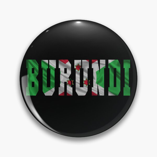 Item preview, Burundi Country Flag Typography designed and sold by TravelWish.