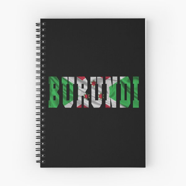Item preview, Burundi Country Flag Typography designed and sold by TravelWish.