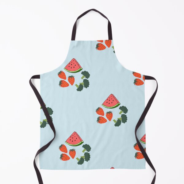 Item preview, Summer Freshness: Watermelon, Strawberries, and Broccoli Pattern designed and sold by Hill Strom.
