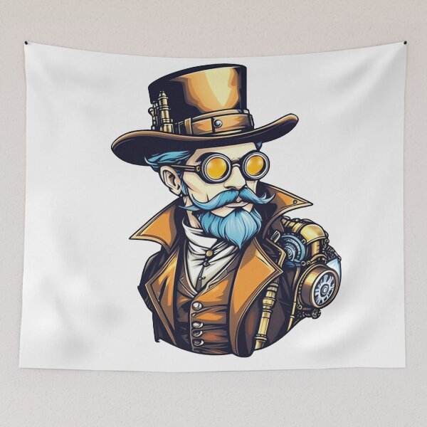 Item preview, Steampunk Gentleman: Elegance meets mechanics designed and sold by Ink-Kreativ.