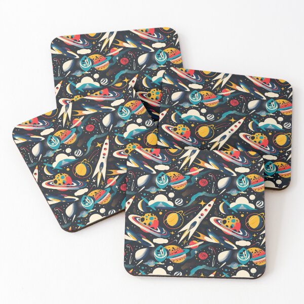 Item preview, Galactic Starlit Symphony Pattern designed and sold by DreamBackDrops.