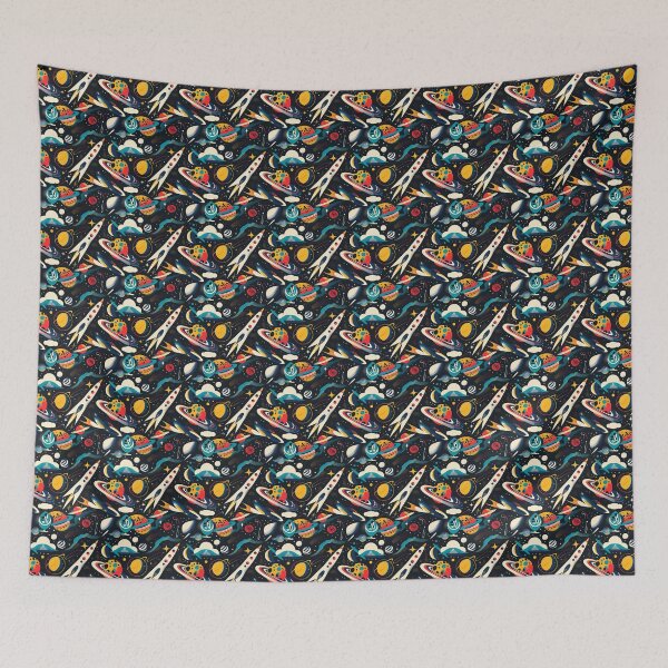 Item preview, Galactic Starlit Symphony Pattern designed and sold by DreamBackDrops.