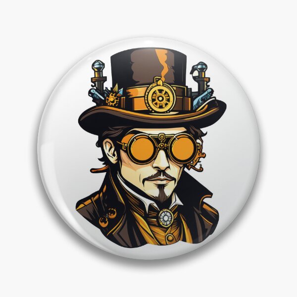 Item preview, Victorian gentleman in steampunk style designed and sold by Ink-Kreativ.
