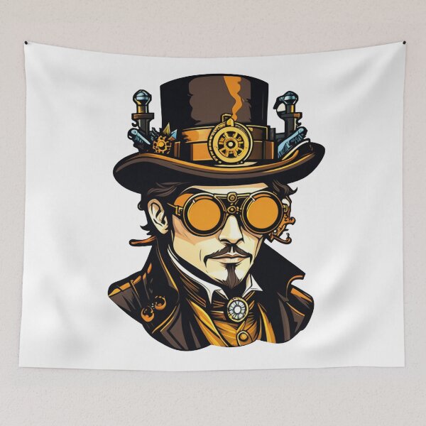 Item preview, Victorian gentleman in steampunk style designed and sold by Ink-Kreativ.