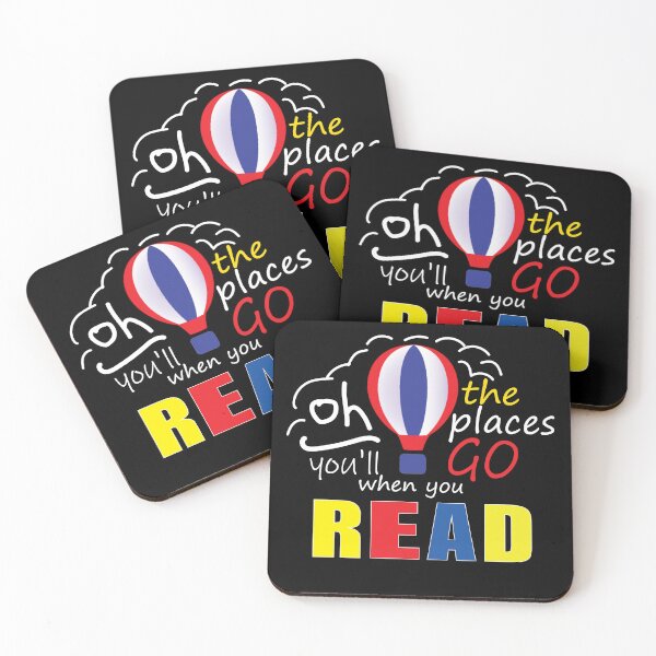 Item preview, Funny Air Balloon, Hot Air Balloon Oh The Places You’ll Go When You Read, cool for reading designed and sold by FARESS-GENTLE.
