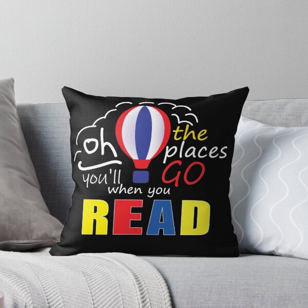 Item preview, Funny Air Balloon, Hot Air Balloon Oh The Places You’ll Go When You Read, cool for reading designed and sold by FARESS-GENTLE.