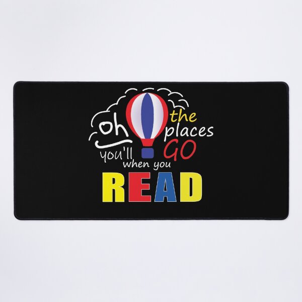 Item preview, Funny Air Balloon, Hot Air Balloon Oh The Places You’ll Go When You Read, cool for reading designed and sold by FARESS-GENTLE.