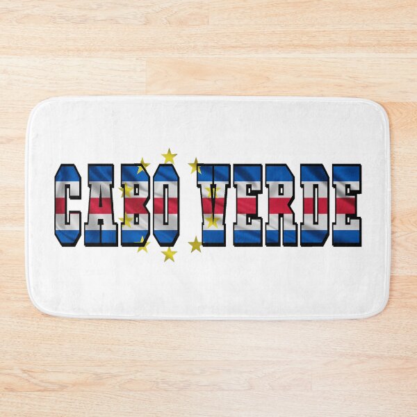 Item preview, Cabo Verde Country Flag Typography designed and sold by TravelWish.