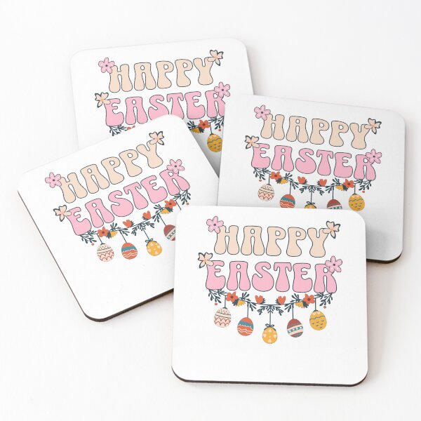 Item preview, Happy Easter Typography with Easter Eggs designed and sold by Odetee.