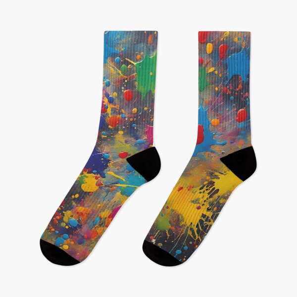 Item preview, Bright Colorful Random Paint Spatters designed and sold by Warriorgal.