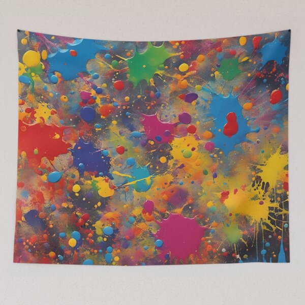 Item preview, Bright Colorful Random Paint Spatters designed and sold by Warriorgal.