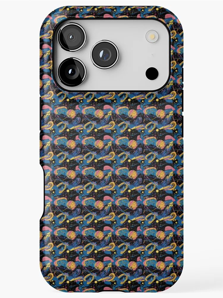 Thumbnail 1 of 4, iPhone Case, Expressive Experiments Pattern designed and sold by DreamBackDrops.