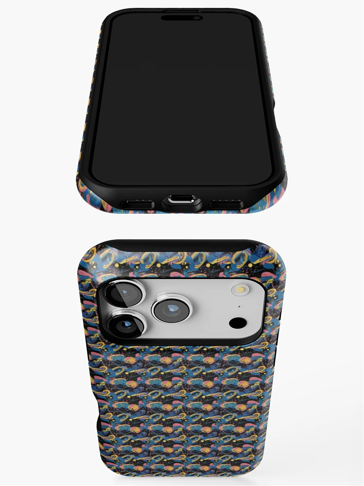 Thumbnail 3 of 4, iPhone Case, Expressive Experiments Pattern designed and sold by DreamBackDrops.