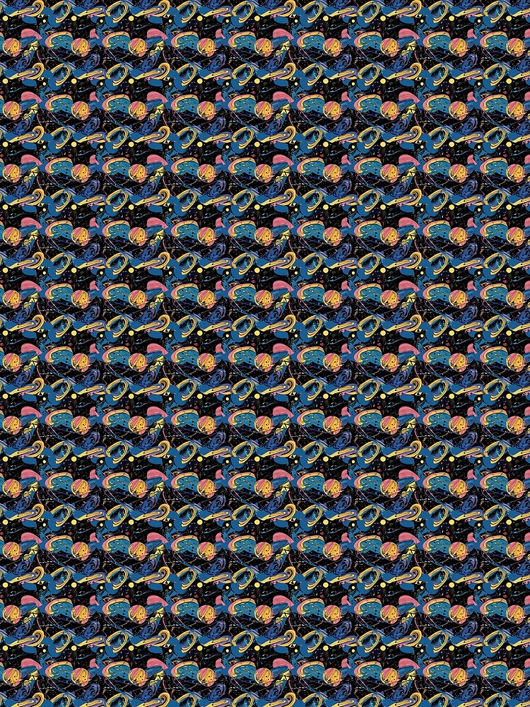 Thumbnail 3 of 3, Scarf, Expressive Experiments Pattern designed and sold by DreamBackDrops.