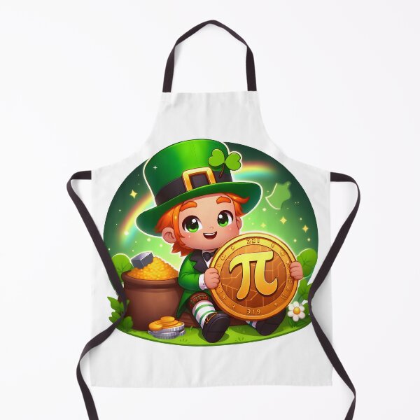 Item preview, Pi Day & St. Patrick's Day Mashup: Lucky Pi Shamrock T-Shirt designed and sold by T3goods.