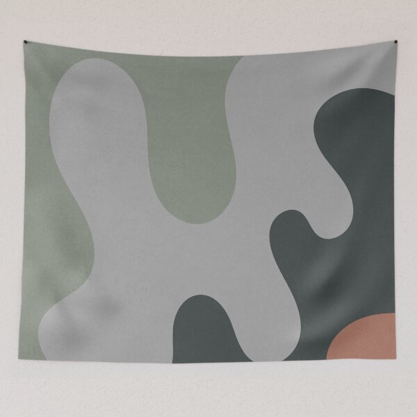 Item preview, Abstract Overlap, Wavy Shapes 3 designed and sold by technicolorable_art.