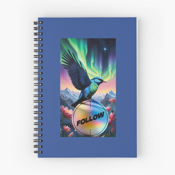 Item preview, Copie de Remix spring, oiseau bleu chantant sur branche fleurs orange. designed and sold by Creativesphotos.