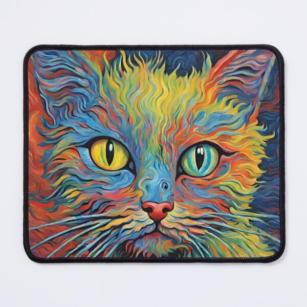 Item preview, Psychedelic Cat designed and sold by Blue Eye.