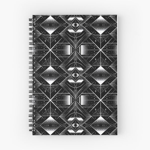 Item preview, Astral Black Geometric Pattern designed and sold by DreamBackDrops.