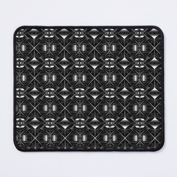 Item preview, Astral Black Geometric Pattern designed and sold by DreamBackDrops.