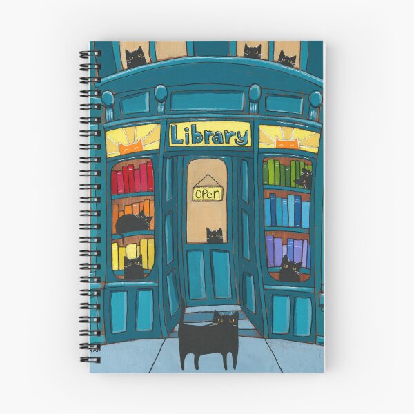 Item preview, The Library Cats designed and sold by KilkennyCat Art.