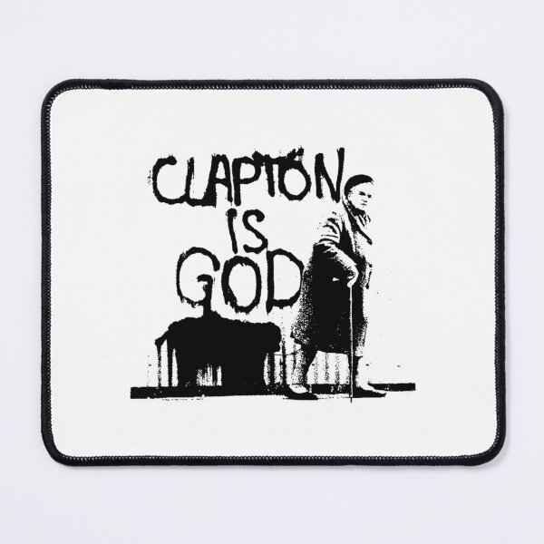 Aperçu de l'œuvre Clapton est Dieu Eric Tribute créée et vendue par JoshufJones.