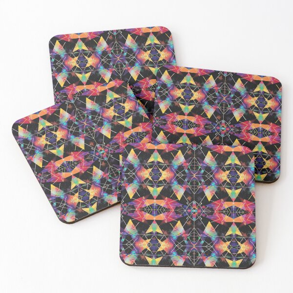 Item preview, Tessellated Cosmic Geometric Pattern designed and sold by DreamBackDrops.