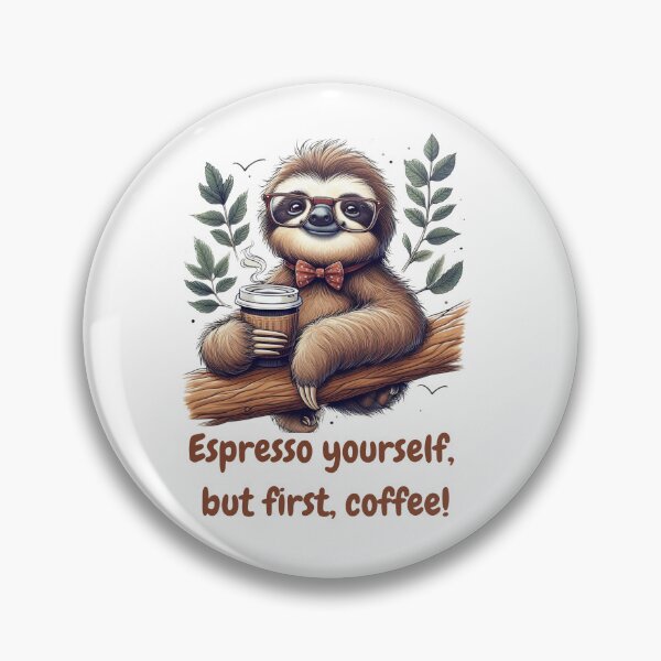Item preview, funny panda drinking coffe shows wisdom  designed and sold by Dwipo Design.