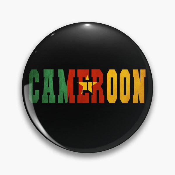 Item preview, Cameroon Country Flag Typography designed and sold by TravelWish.
