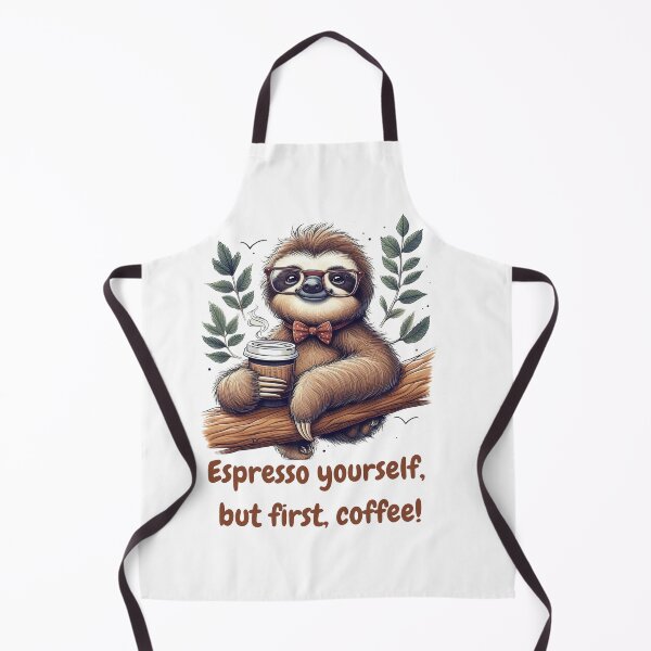 Item preview, funny panda drinking coffe shows wisdom designed and sold by Dwipo Design.