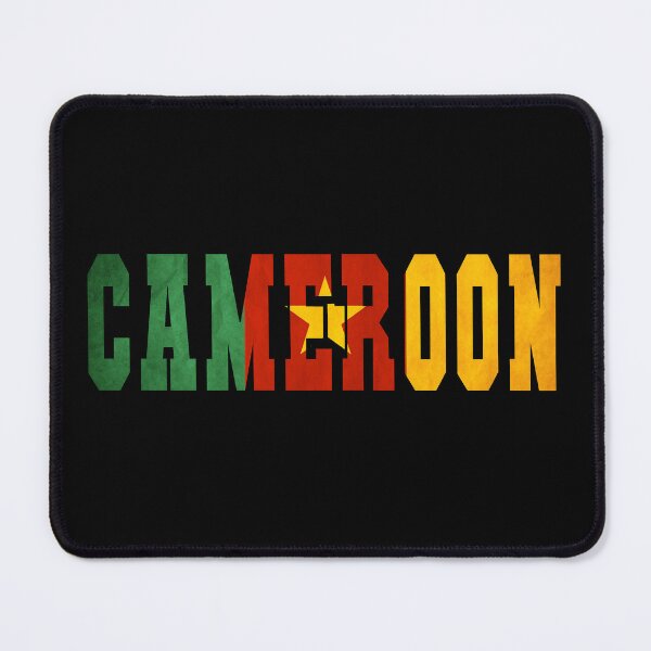 Item preview, Cameroon Country Flag Typography designed and sold by TravelWish.