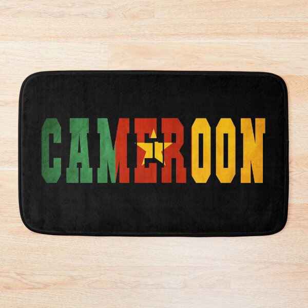 Item preview, Cameroon Country Flag Typography designed and sold by TravelWish.