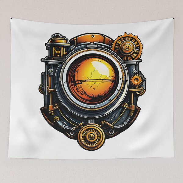 Item preview, Vintage flair: steampunk lamp designed and sold by Ink-Kreativ.