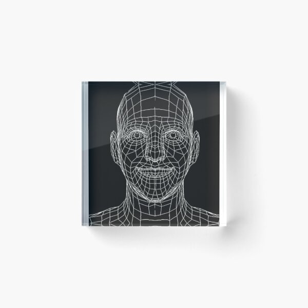 Item preview, Wireframe Portrait designed and sold by badjershop.