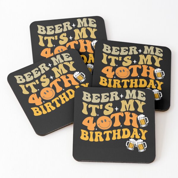 Item preview, Beer Me It's My Birthday 40th Birthday for women & men Retro Vintage designed and sold by Empiredesigner3.