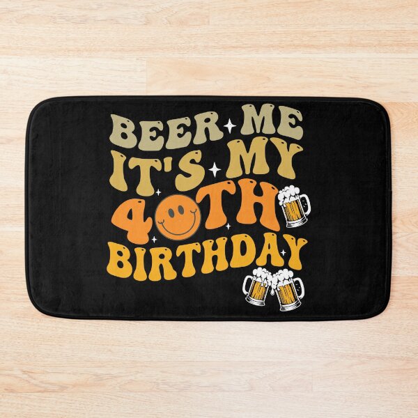 Item preview, Beer Me It's My Birthday 40th Birthday for women & men Retro Vintage designed and sold by Empiredesigner3.