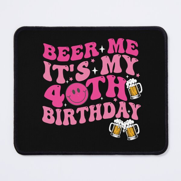 Item preview, Beer Me It's My Birthday 40th Birthday for women & men Retro Vintage designed and sold by Empiredesigner3.