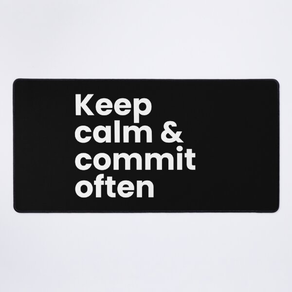 Item preview, Keep calm and commit often designed and sold by codefree.