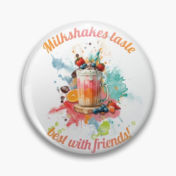 Item preview, Colorful milkshake with strawberries, blueberries and oranges designed and sold by HarridanCreates.