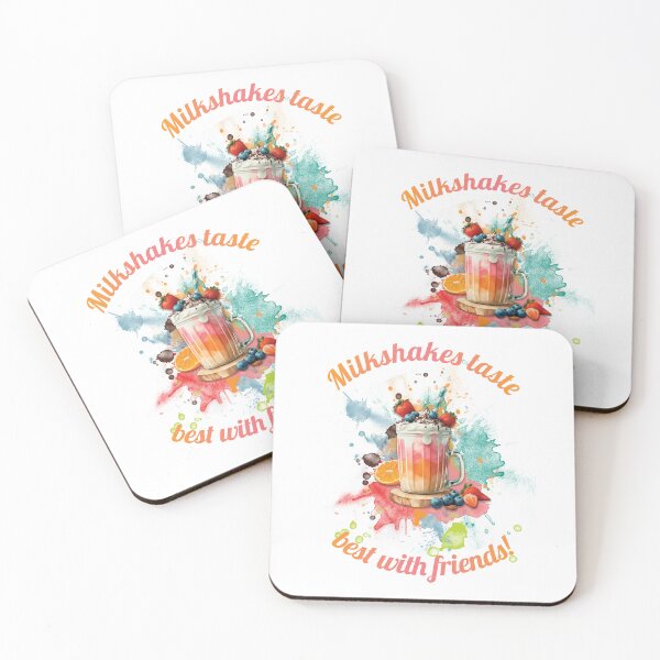 Item preview, Colorful milkshake with strawberries, blueberries and oranges designed and sold by HarridanCreates.