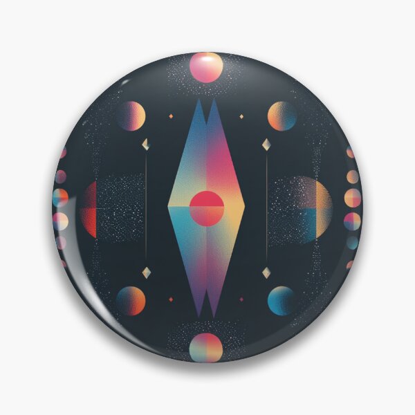 Item preview, Radiant Rhapsody Geometric Pattern designed and sold by DreamBackDrops.
