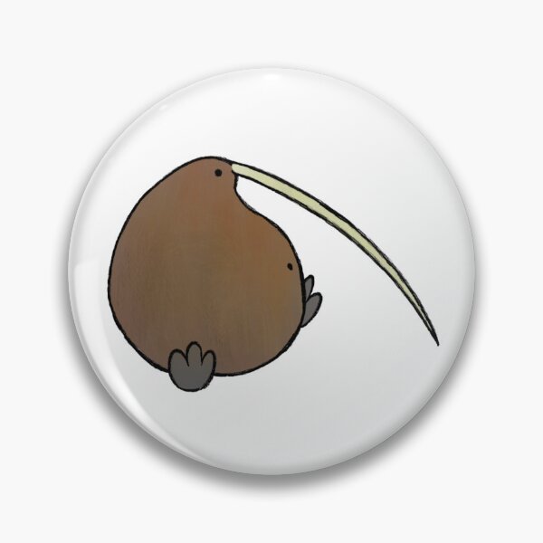 Item preview, Round Kiwi Bird designed and sold by OrangesAndFun.