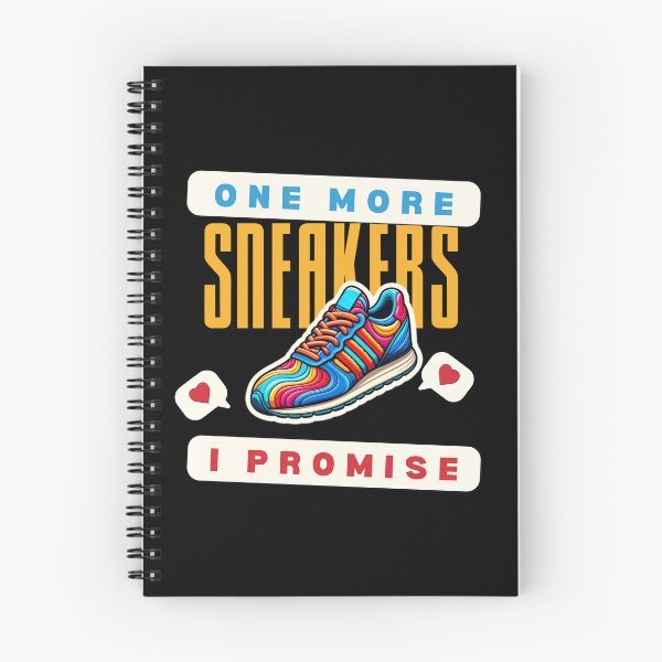 Item preview, Funny One More Sneakers I promise sneaker collecting Groovy sneaker Head colorful designed and sold by MotivaChic.